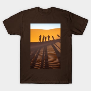 People on the sand hill. T-Shirt